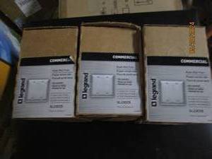 15 commercial blank wall plates...