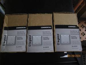 15 commercial blank wall plates...