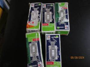 5 leviton 1520a switches...