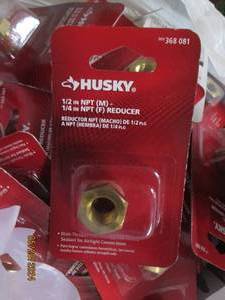 bag full of husky 12 inch npt 14 inch reducers