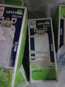 8 leviton light switches...