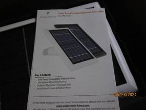 3 solar panels compatible with arlo ultra
