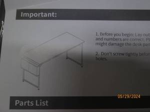 computer desk...
