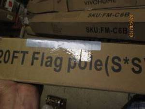 20 foot flagpole...