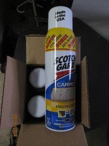 case of 4 17 oz cans of scotchgard carpet protector