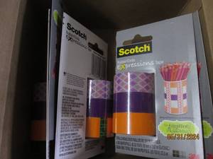 case of 5 scotch expressions tape...