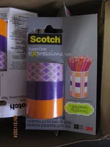 case of 6 scotch expressions tape...