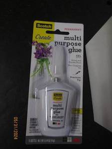 case of 4 multi purpose glue .14 oz bottles of glue