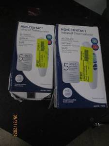 5 non contact infrared thermometers untested
