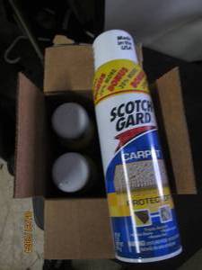 case of 4 17 oz cans of scotchgard carpet protector