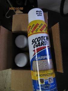 case of 4 17 oz cans of scotchgard carpet protector