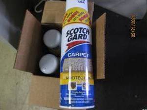case of 4 17 oz cans of scotchgard carpet protector