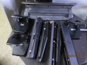 lot of paper punches...