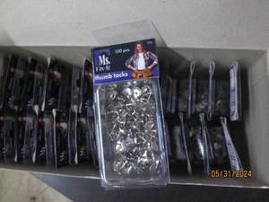 case of 24 ms fix it thumbtacks 100 per package 2,400 per case