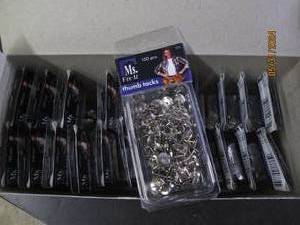 case of 24 ms fix it thumbtacks 100 per package 2,400 per case