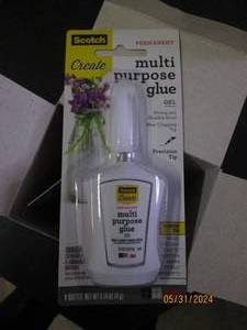 case of 4 scotch multi purpose glue gel .14 oz per bottle
