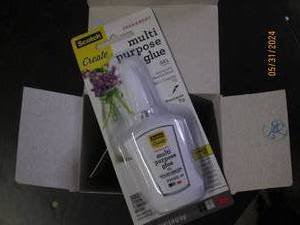 case of 4 scotch multi purpose glue gel .14 oz per bottle
