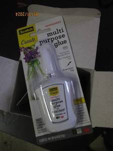 case of 4 scotch multi purpose glue gel .14 oz per bottle