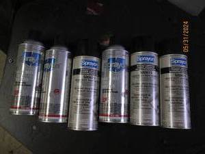 6 cans of spray on paint remover...