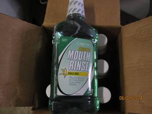 case of 6 1 liter bottles of care one antiseptic mouth rinse past best buy date
