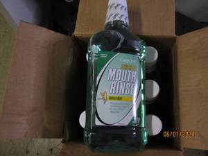 case of 6 1 liter bottles of care one antiseptic mouth rinse past best buy date