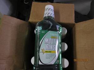 case of 6 1 liter bottles of care one antiseptic mouth rinse past best buy date