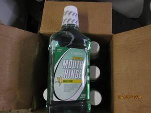 case of 6 1 liter bottles of care one antiseptic mouth rinse past best buy date