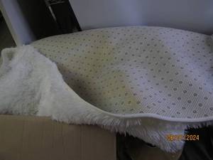 white rug...