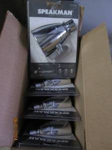 case of 4 speakman luxury shower heads