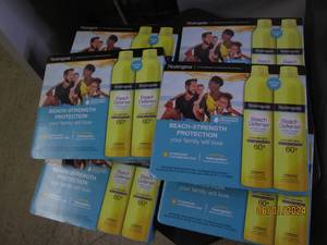 6 packages of 2 neutrogena beach defense sunscreen spf 60