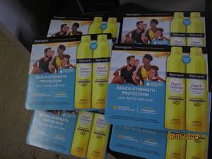 6 packages of 2 neutrogena beach defense sunscreen spf 60
