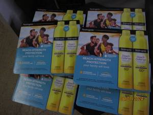 6 packages of 2 neutrogena beach defense sunscreen spf 60