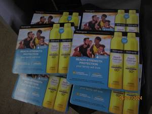 6 packages of 2 neutrogena beach defense sunscreen spf 60