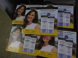 6 packages of 2 neutrogena ultra sheer sunscreen spf 55
