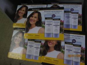 6 packages of 2 neutrogena ultra sheer sunscreen spf 55