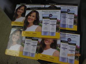 6 packages of 2 neutrogena ultra sheer sunscreen spf 55
