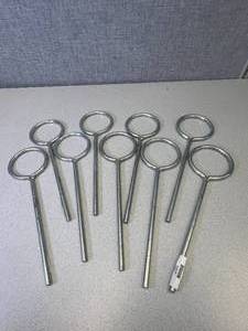 lot 28 image: 9 - Ring Extentsions - 3 Inch Innter Diameter, 11.5 Inches Long