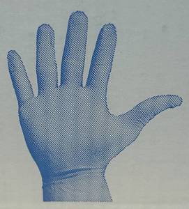 lot 24 image: TAC Case of- Powder Free Blue Nitrile Gloves Size XL (1000 gloves)