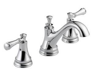 lot 86 image: DELTA Silverton 8 in. Widespread 2-Handle Bathroom Faucet in Chrome (06032430)