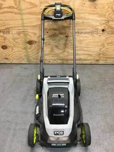 lot 7 image: RYOBI 40V HP 20in. Brushless Self-Propelled Lawn Mower With 5Ah Battery And Charger Model # RY401018VNM (Tested And Works)