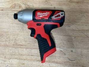 lot 115 image: MILWAUKEE M12 12V Lithium-Ion Cordless 14 in. Hex Impact (Tool-Only) (retails for $99)
