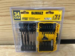 lot 117 image: DEWALT Impact Ready Driver Bit Set (34 Piece)
