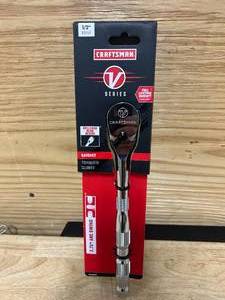 lot 137 image: CRAFTSMAN V-Series 96-Tooth 12-in Drive Comfort Grip Handle Ratchet (06042410)