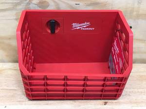 lot 108 image: Milwaukee PACKOUT Compact Wall Basket Model # 48-22-8342