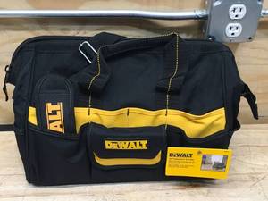 lot 146 image: DEWALT 16 Tradesmans Tool Bag Model # DG5543