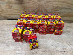 lot 180 image: CRA-Z-ART Lot of 70 Packs of- Crayons (24 crayons per pack)