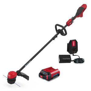 lot 193 image: Used Toro 60V Cordless String Trimmer With 2.0Ah Battery And Charger Model # 51831