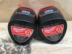 lot 7A image: Lot of 2 - M12 REDLITHIUM 2.0Ah Battery Model #48-11-2420