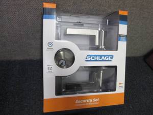 lot 7 image: Schlage Accent Satin Nickel Single-...