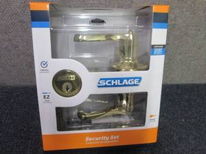 lot 17 image: Schlage F51A FLA 505 Flair Lever Ke...